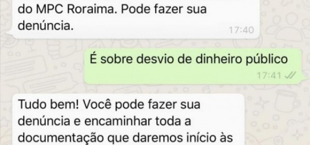 MANDE SUA DENÚNCIA PARA O NOSSO WHATSAPP
