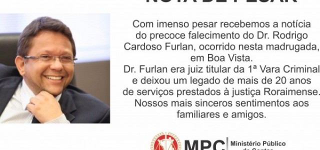NOTA DE PESAR